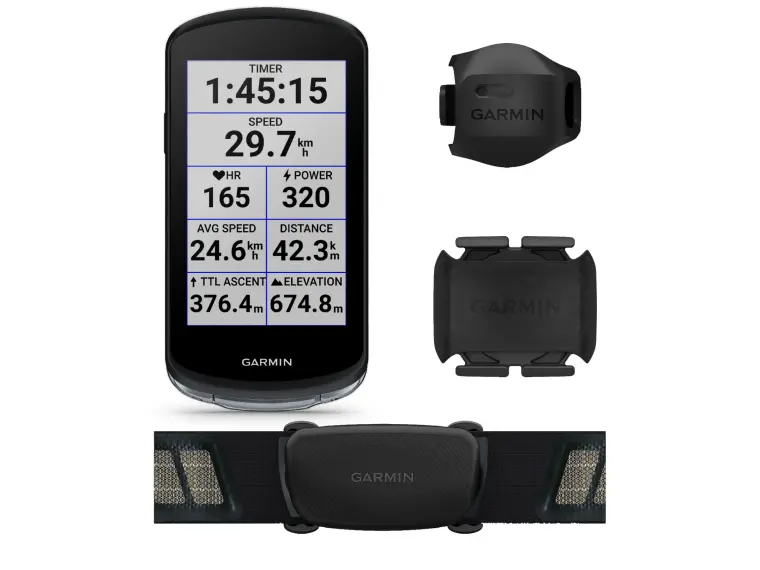 Garmin Edge® 1040 bundel Modelj. 2022 NEW ,,Hartslag + Cadans Snelheid Sensoren ,, - Delta Bikes