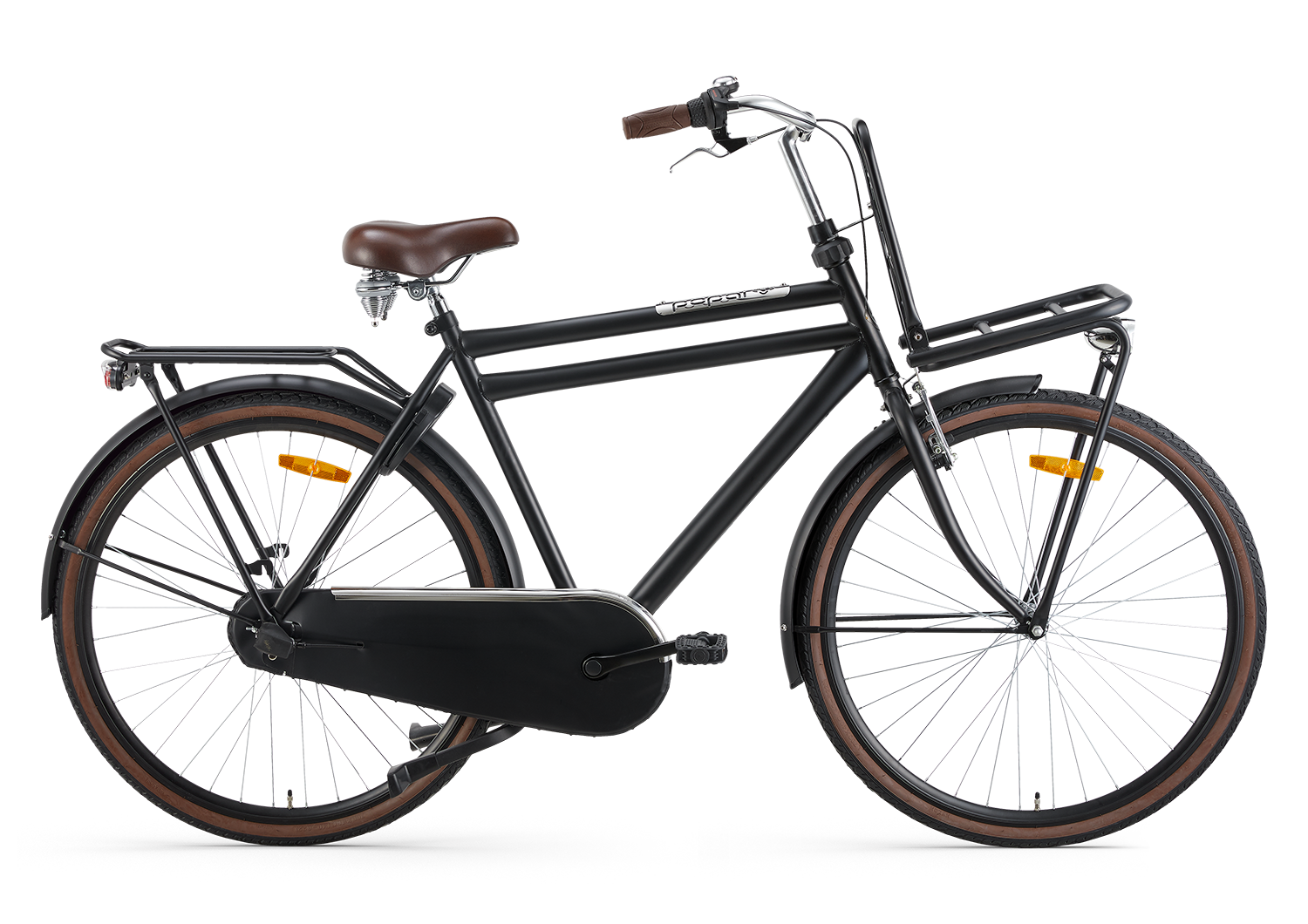 Popal Heren 28 inch Daily Dutch basic zwart. 3 versnellingen Framemaat 50 of 57 - Delta Bikes