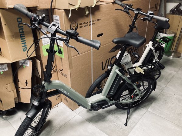 Victoria Scalyo 3  E-bike vouwfiets , met Gates Belt , Riemaandrijving  Camper Vouwfiets E-bike !!  Kleine lak schade - Afbeelding 3